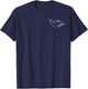 Oh Whale Funny Minimalist Whale Design for Ocean Lovers T-Shirt - T-Shirt | Navy