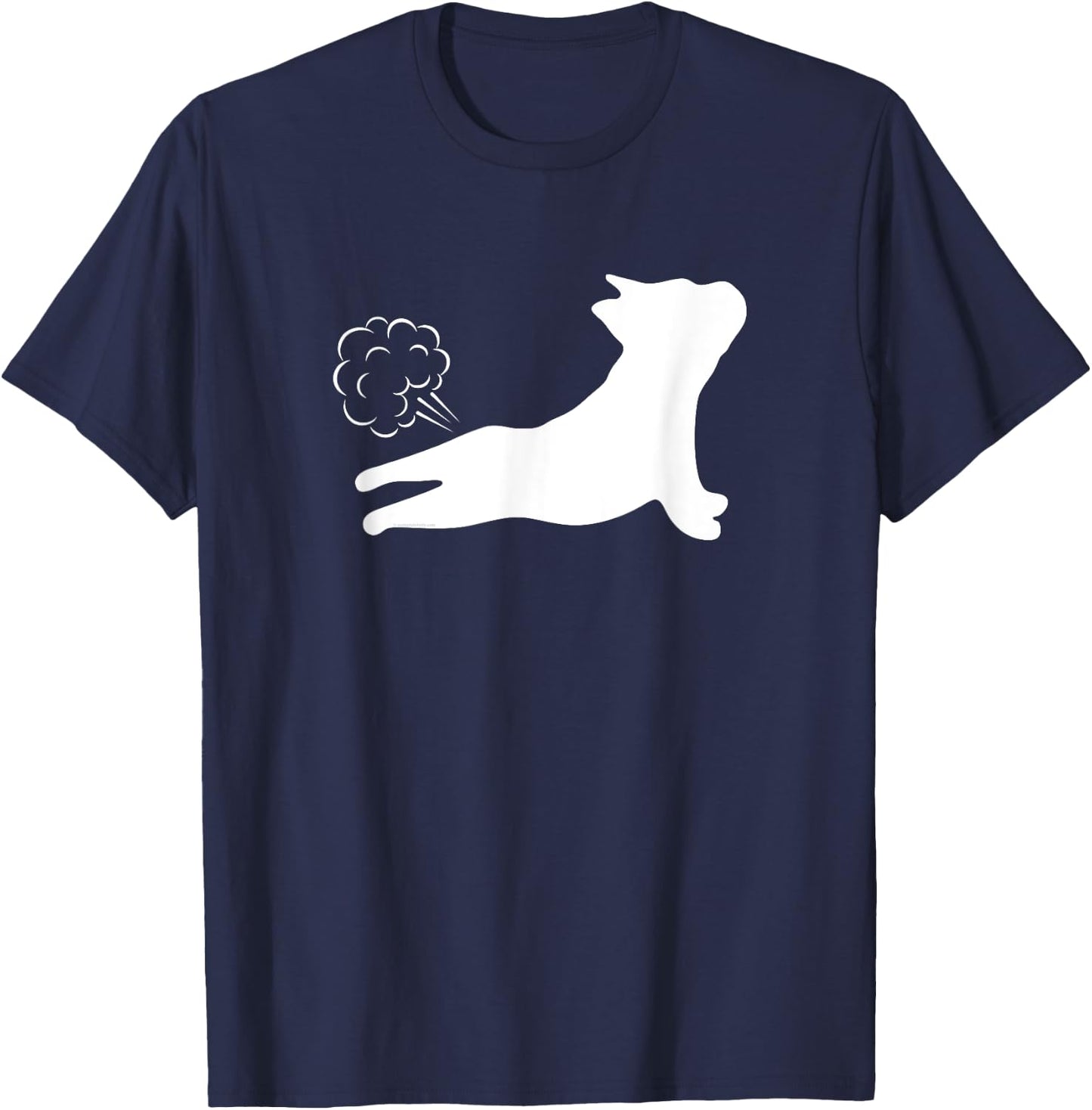 Funny Farting French Bulldog Frenchie Pet Owner Dog Lover Women T-Shirt - T-Shirt | Navy