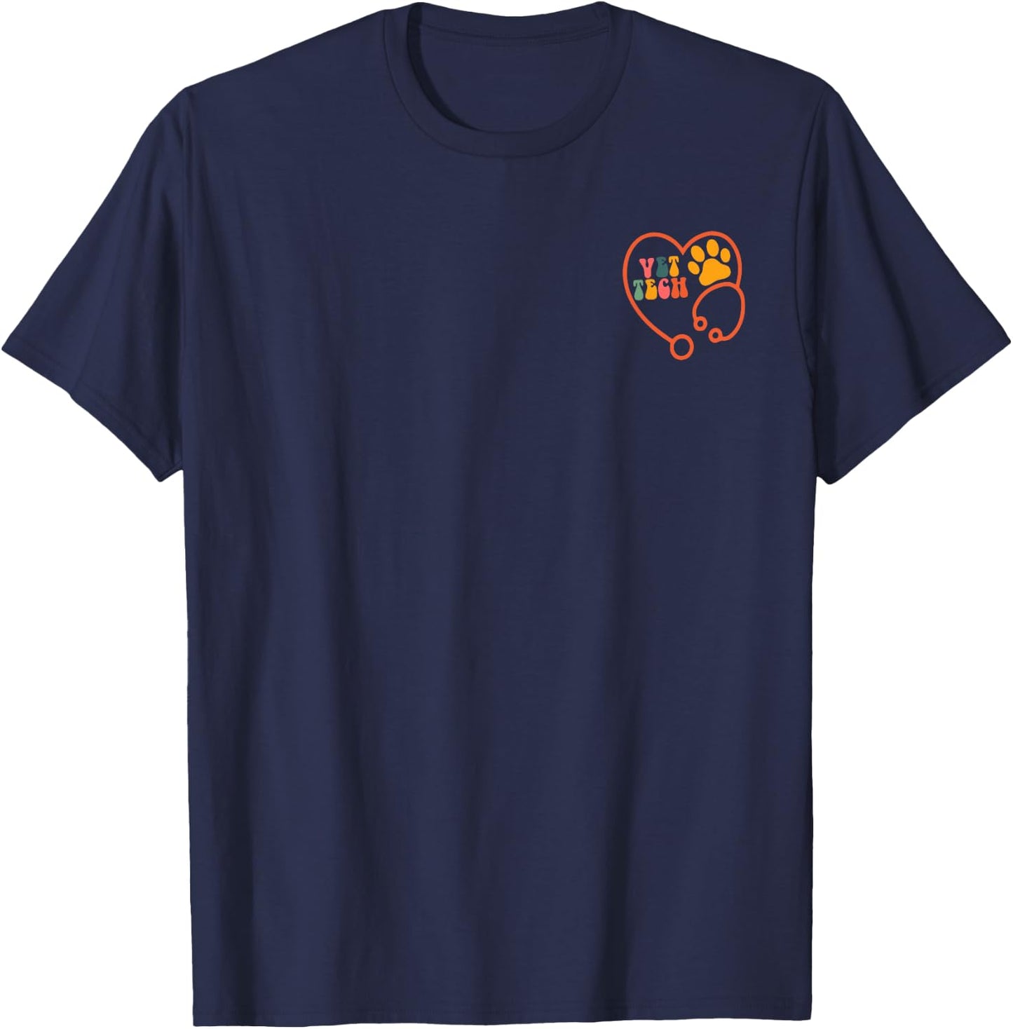 Groovy It's A Good Day To Save Animal Veterinarian 2 Sided T-Shirt - T-Shirt | Navy