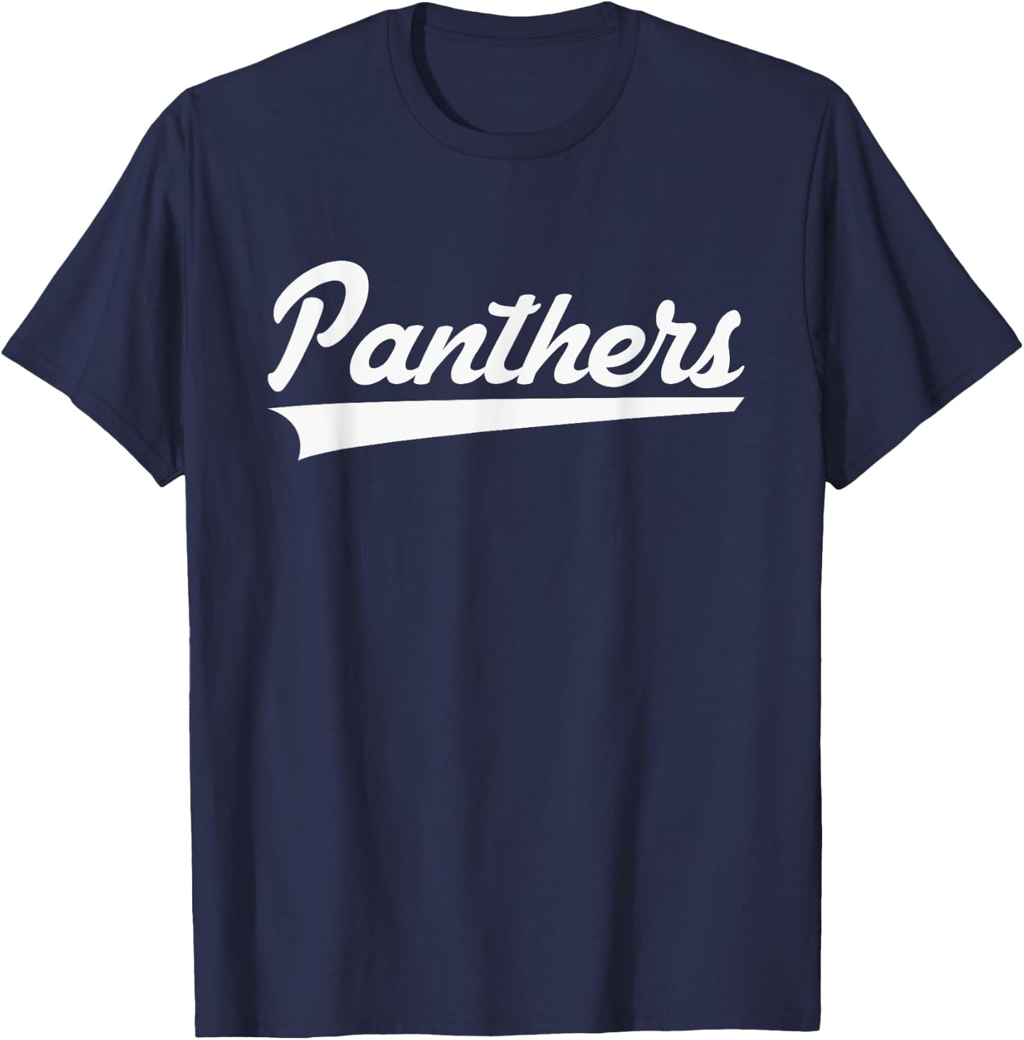 Heber Springs Panthers Vintage Swoosh T-Shirt - T-Shirt | Navy