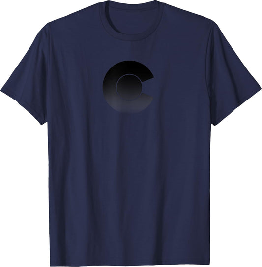 Colorado Flag C Perfect Faded black, Souvenir Gift Shirt T-Shirt - T-Shirt | Navy