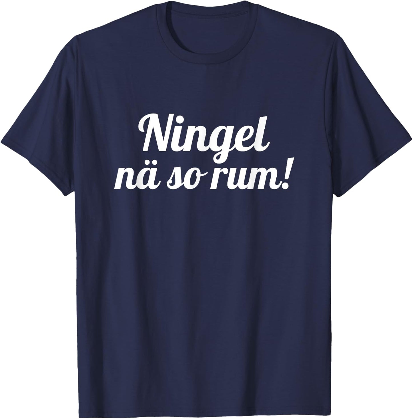 Sächsischer Dialekt Ossi Sachse Sachsen Sächsische Sprüche T-Shirt - T-Shirt | Navy