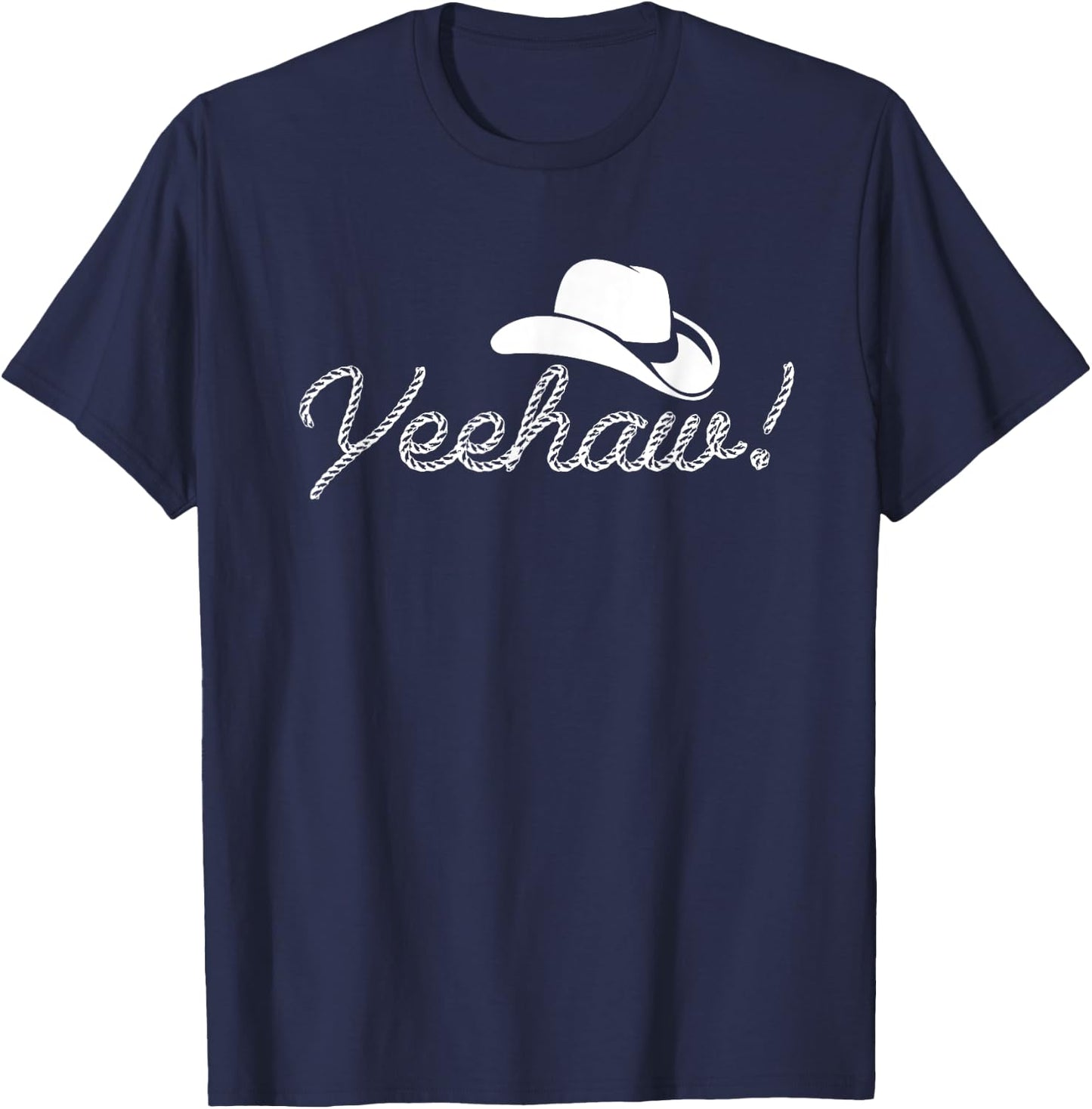 Yeehaw Cowboy T-Shirt - T-Shirt | Navy