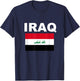 Flag Iraq Cool Iraqi Pride Flags Jersey Gift T-Shirt - T-Shirt | Navy