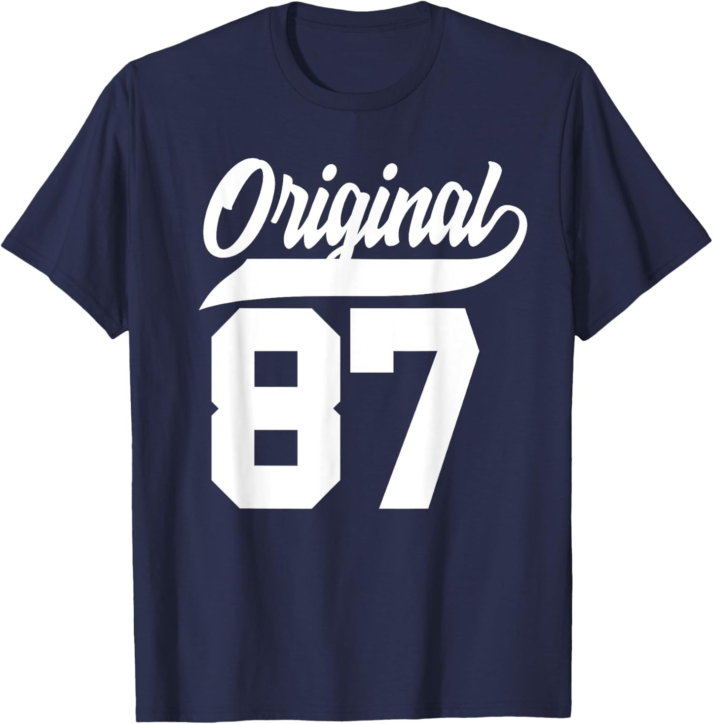 38th Birthday Gift Man Woman Original Vintage Born 1987 T-Shirt - T-Shirt | Navy