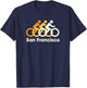Bike San Francisco T-Shirt - T-Shirt | Navy
