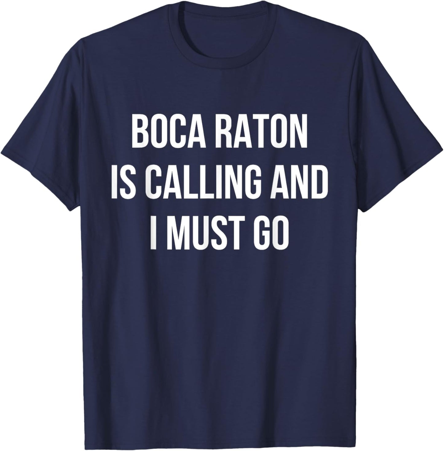 Boca Raton City Funny Boca Raton T-Shirt - T-Shirt | Navy