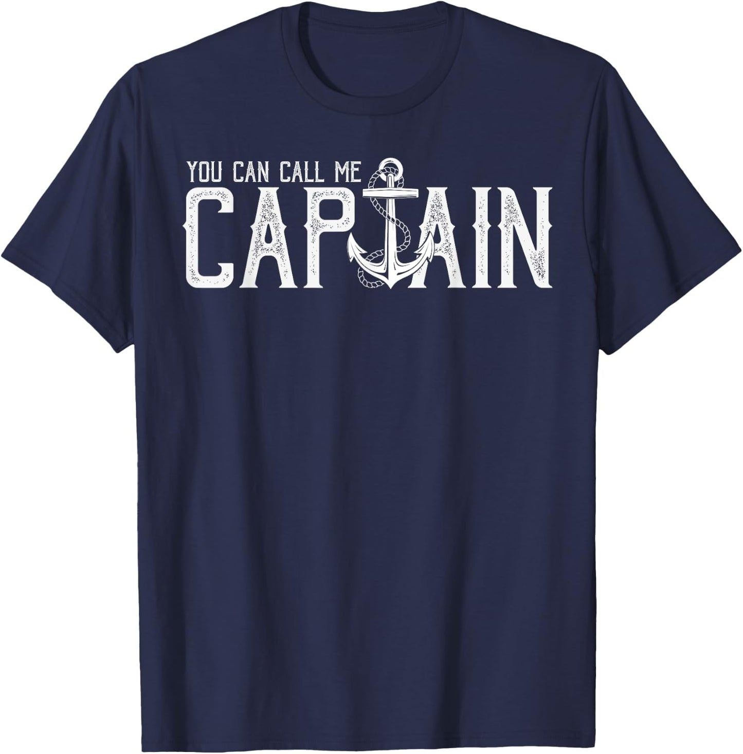 You can Call me Captain Bootsmann Matrose Vintage Kapitän T-Shirt - T-Shirt | Navy