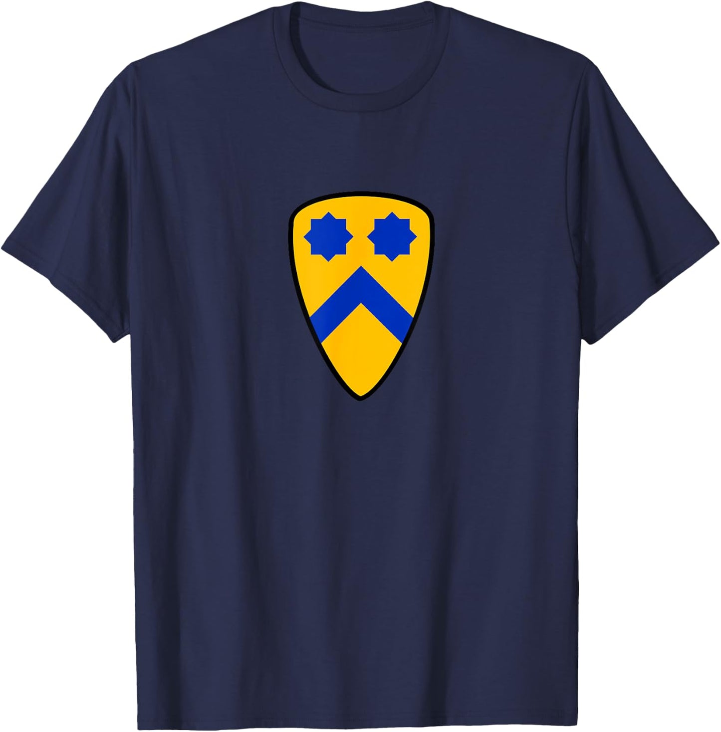 2nd Cavalry Division Shirt Army WWII Buffalo Soldiers T-Shirt - T-Shirt | Navy