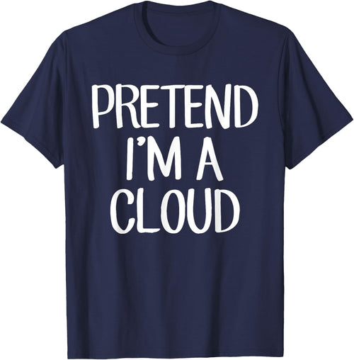 Pretend I'm A Cloud Costume Family Lazy Easy Halloween