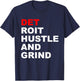 Detroit Hustle and Grind - Detroit Original Apparel T-Shirt - T-Shirt | Navy