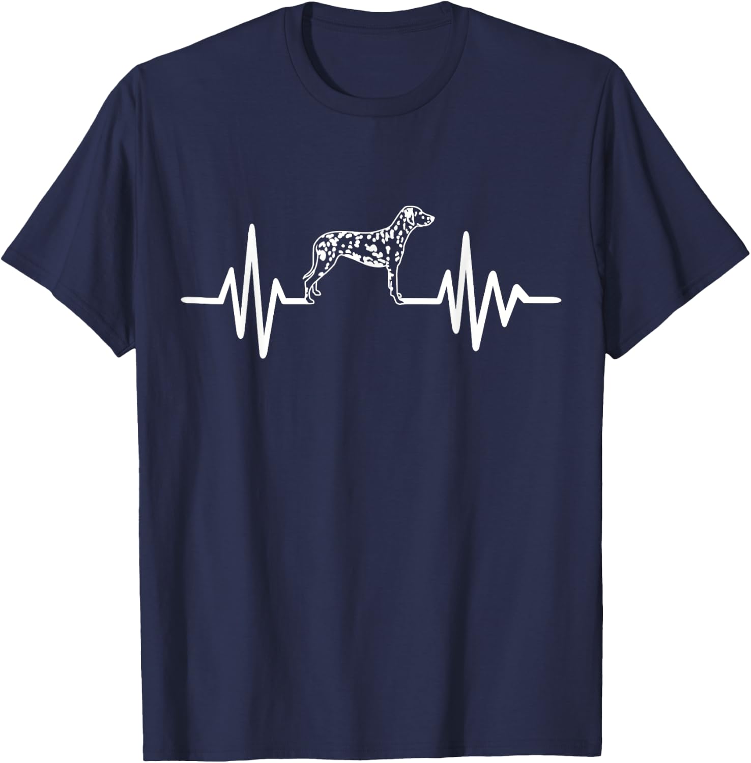 Dalmatian frequency T-Shirt - T-Shirt | Navy