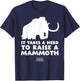 Dino Dana: White Mammoth Shirt T-Shirt - T-Shirt | Navy