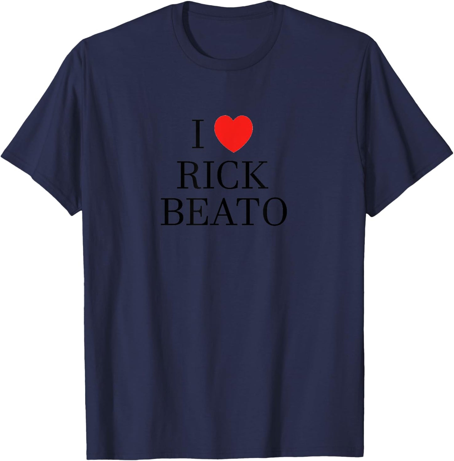 I love Rick Beato T-Shirt - T-Shirt | Navy