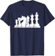Chess Pieces T-Shirt - T-Shirt | Navy
