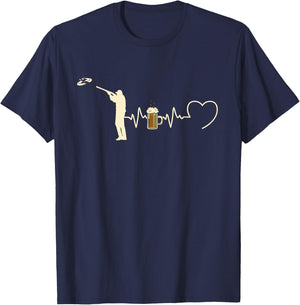 Ball Trap Beer Man Funny Gift , Black, S T-Shirt - T-Shirt | Navy