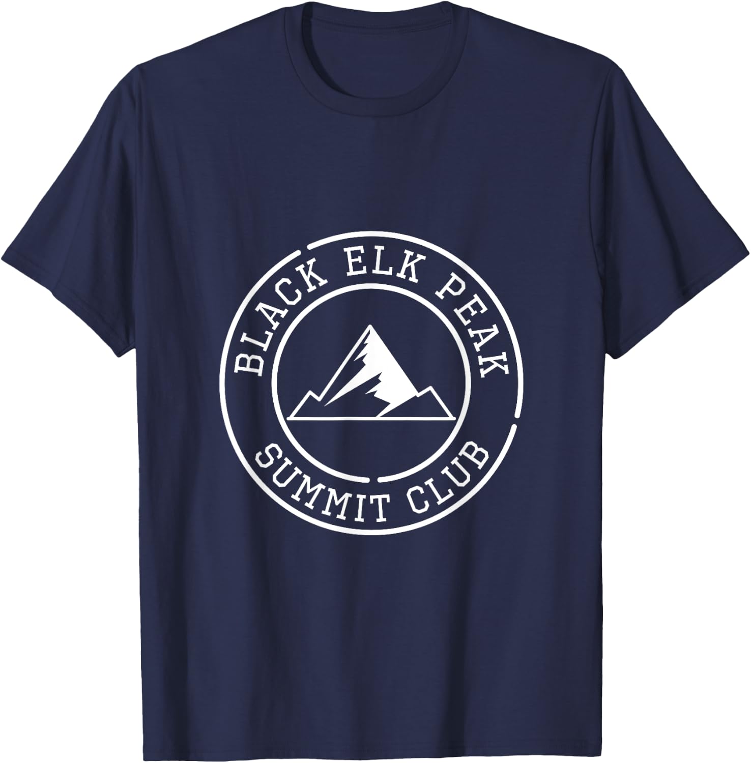 Climbed Black Elk Peak Summit Club Hike South Dakota USA T-Shirt - T-Shirt | Navy