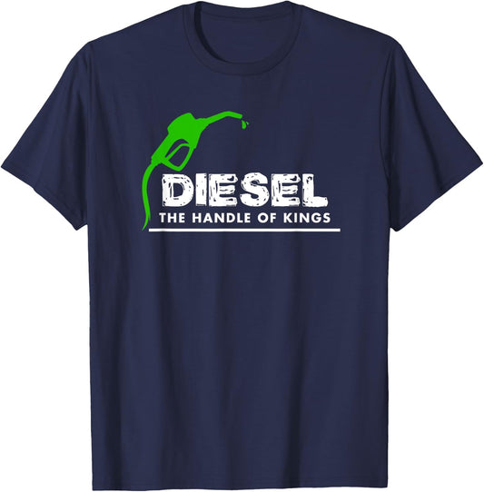Diesel Handle of Kings Funny Diesel Power 4X4 T-Shirt - T-Shirt | Navy