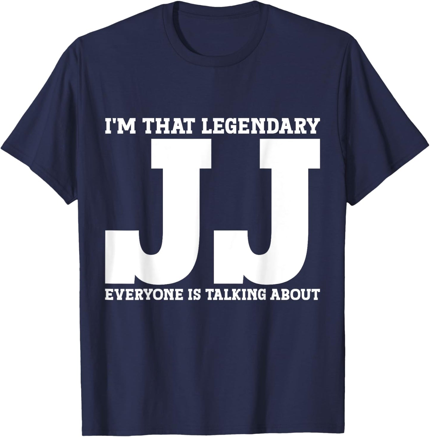 Jj Personal Name First Name Funny Jj T-Shirt - T-Shirt | Navy