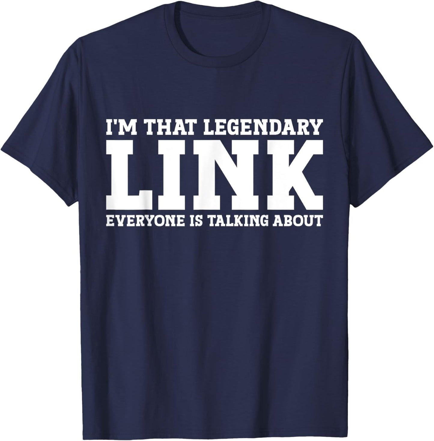 Link Surname Funny Team Family Last Name Link T-Shirt - T-Shirt | Navy