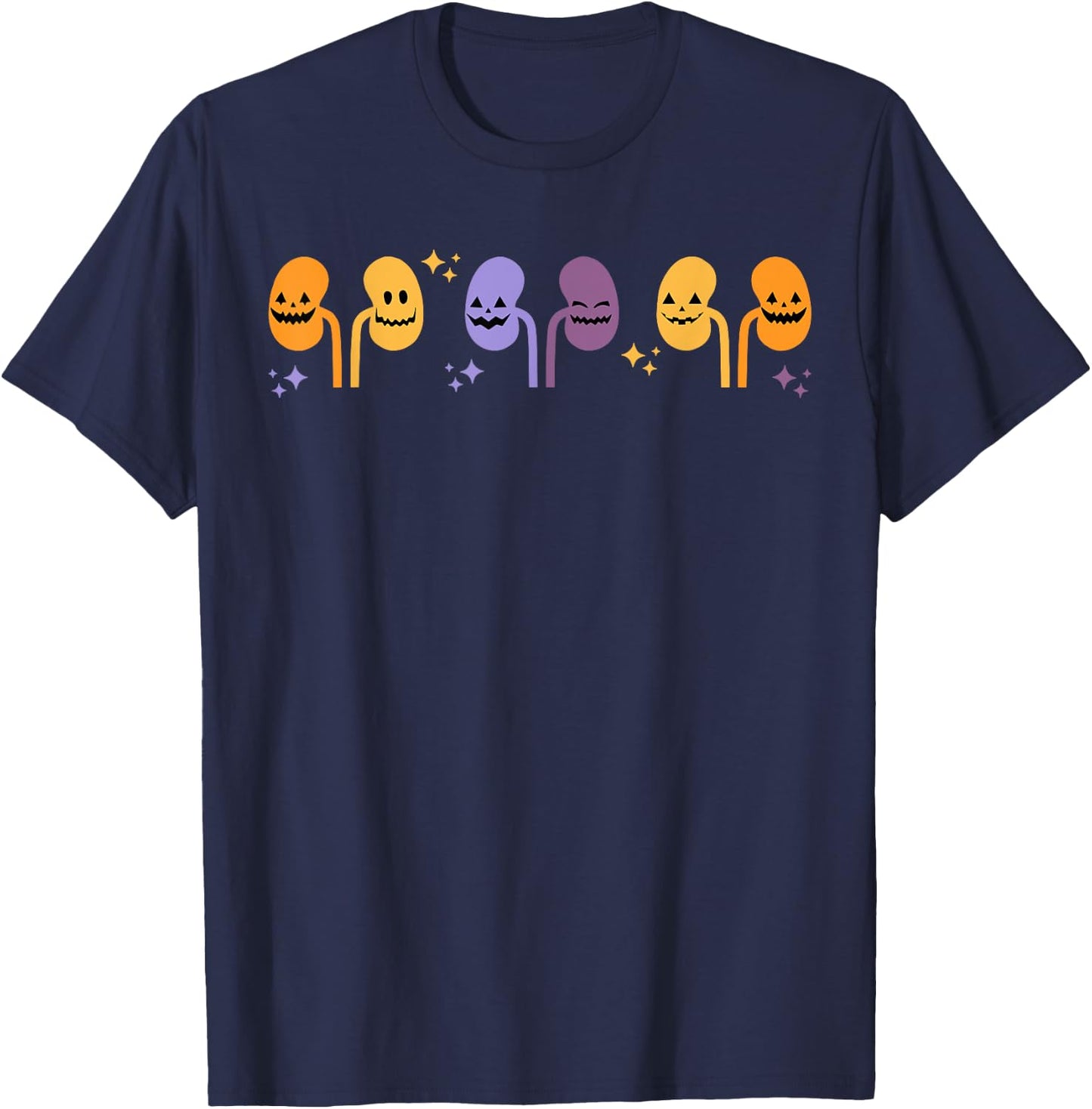 Spooky Kidney Dialysis Tech Renal Nurse Halloween Costume T-Shirt - T-Shirt | Navy