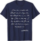 Galatians 2:20 Manuscript Christian Bible Verse T-Shirt - T-Shirt | Navy