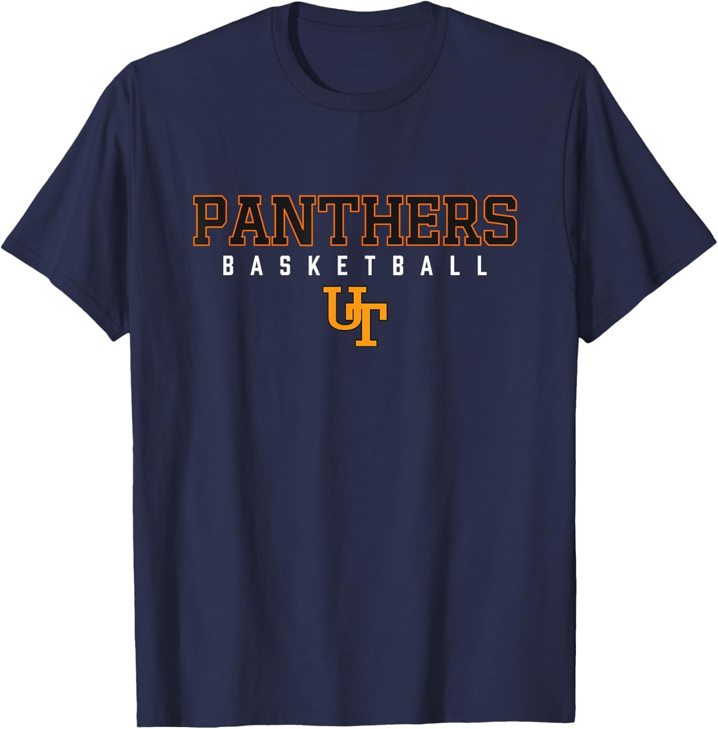 United Township Panthers Logo Basketball HS T-Shirt - T-Shirt | Navy