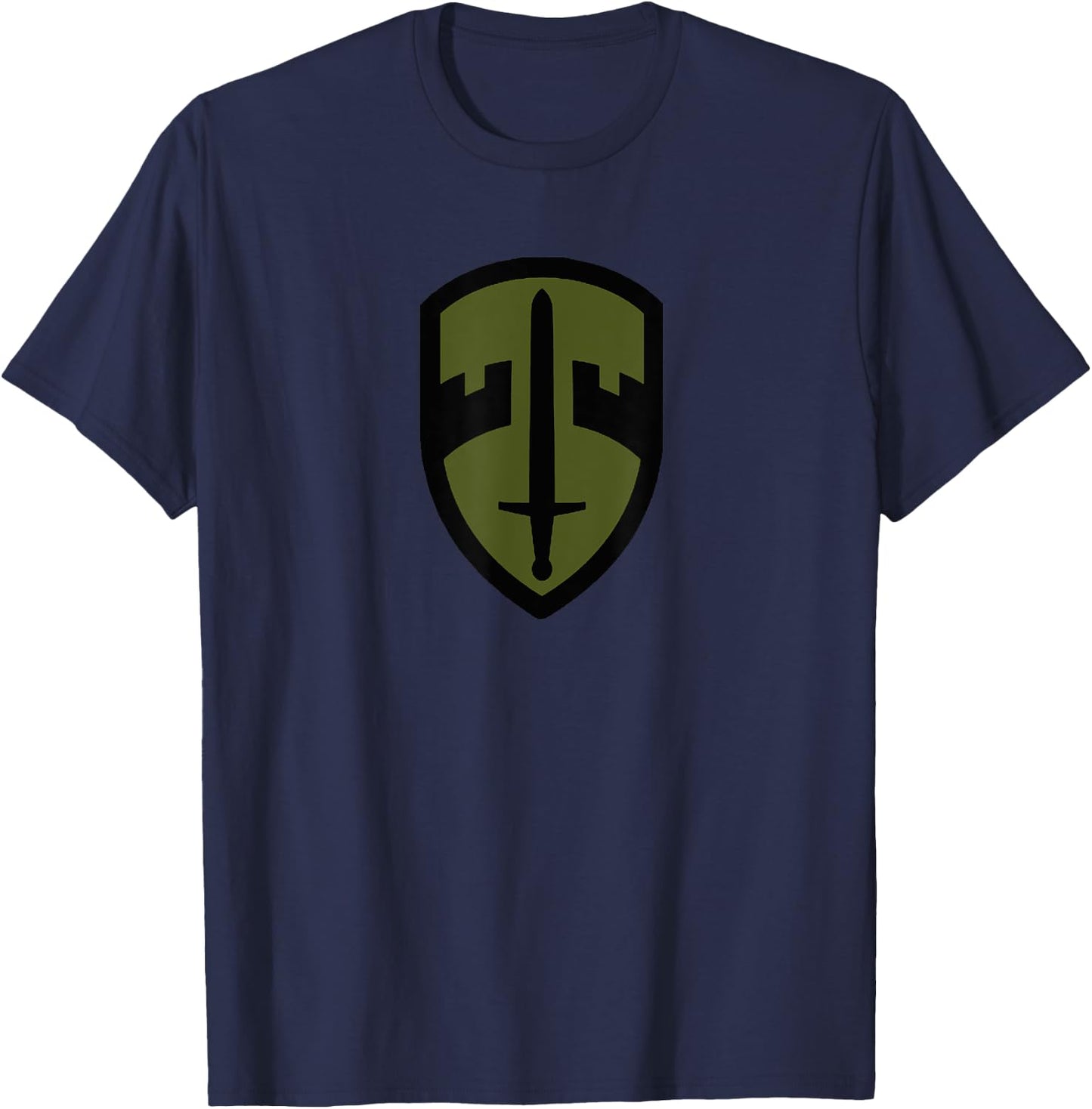 MAC-V Army Unit Full Color Subdued Vietnam Veteran T-Shirt - T-Shirt | Navy