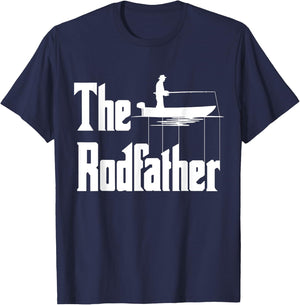 The Rod Father Funny Quote For Fisherman T-Shirt - T-Shirt | Navy