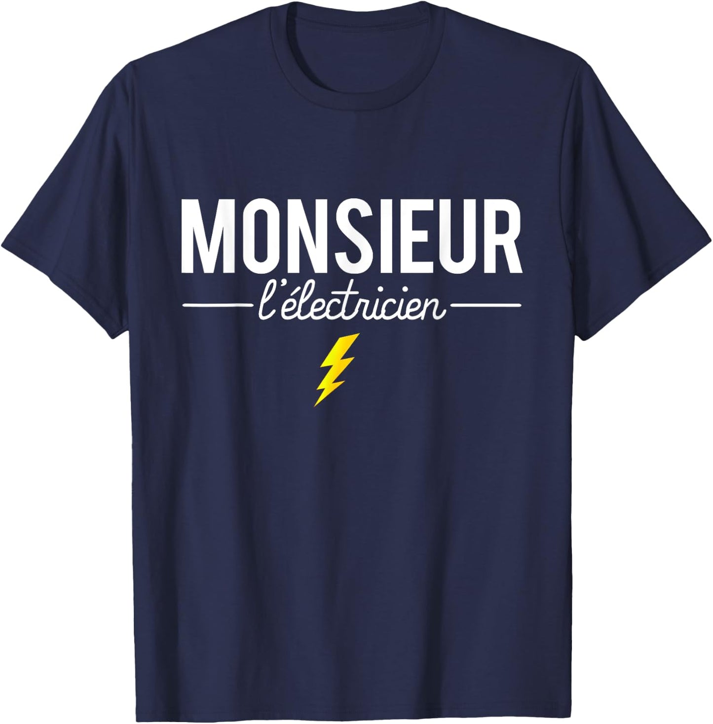 Mr Electrician Joke Profession Electrician Humor T-Shirt - T-Shirt | Navy