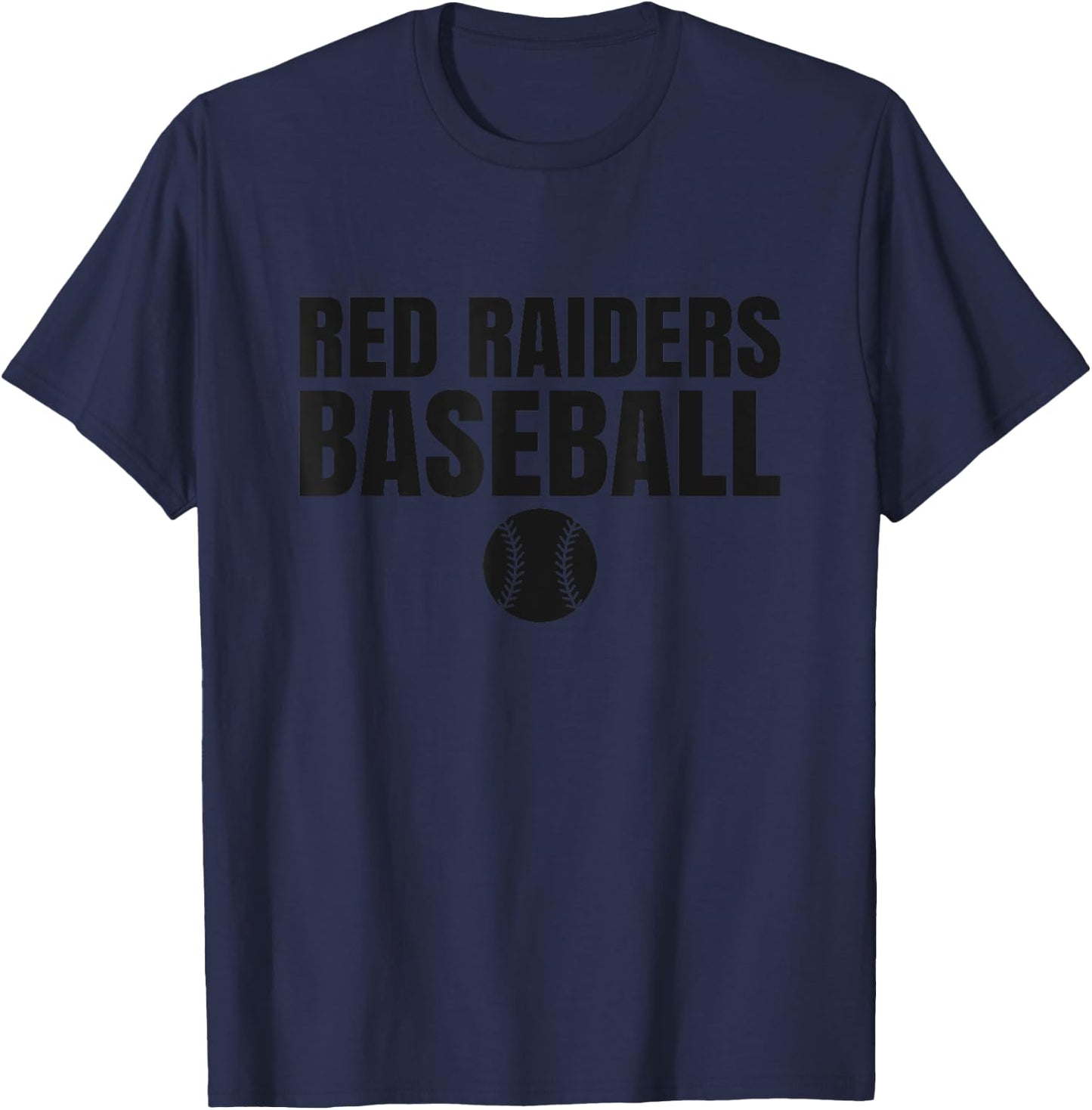 Tyler Legacy Red Raiders Baseball T-Shirt - T-Shirt | Navy