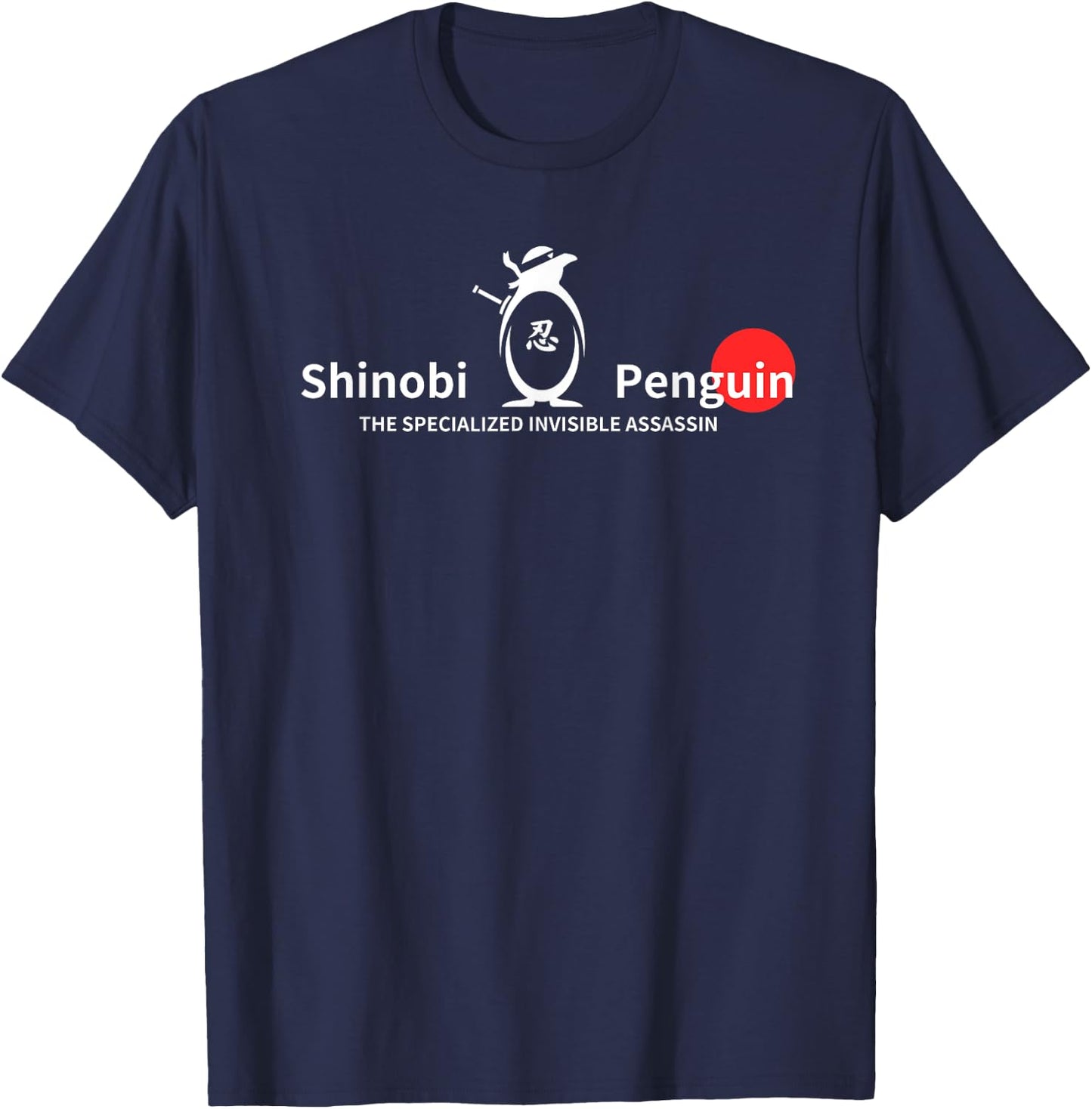 Shinobi Penguin Ninja Original T-Shirt - T-Shirt | Navy
