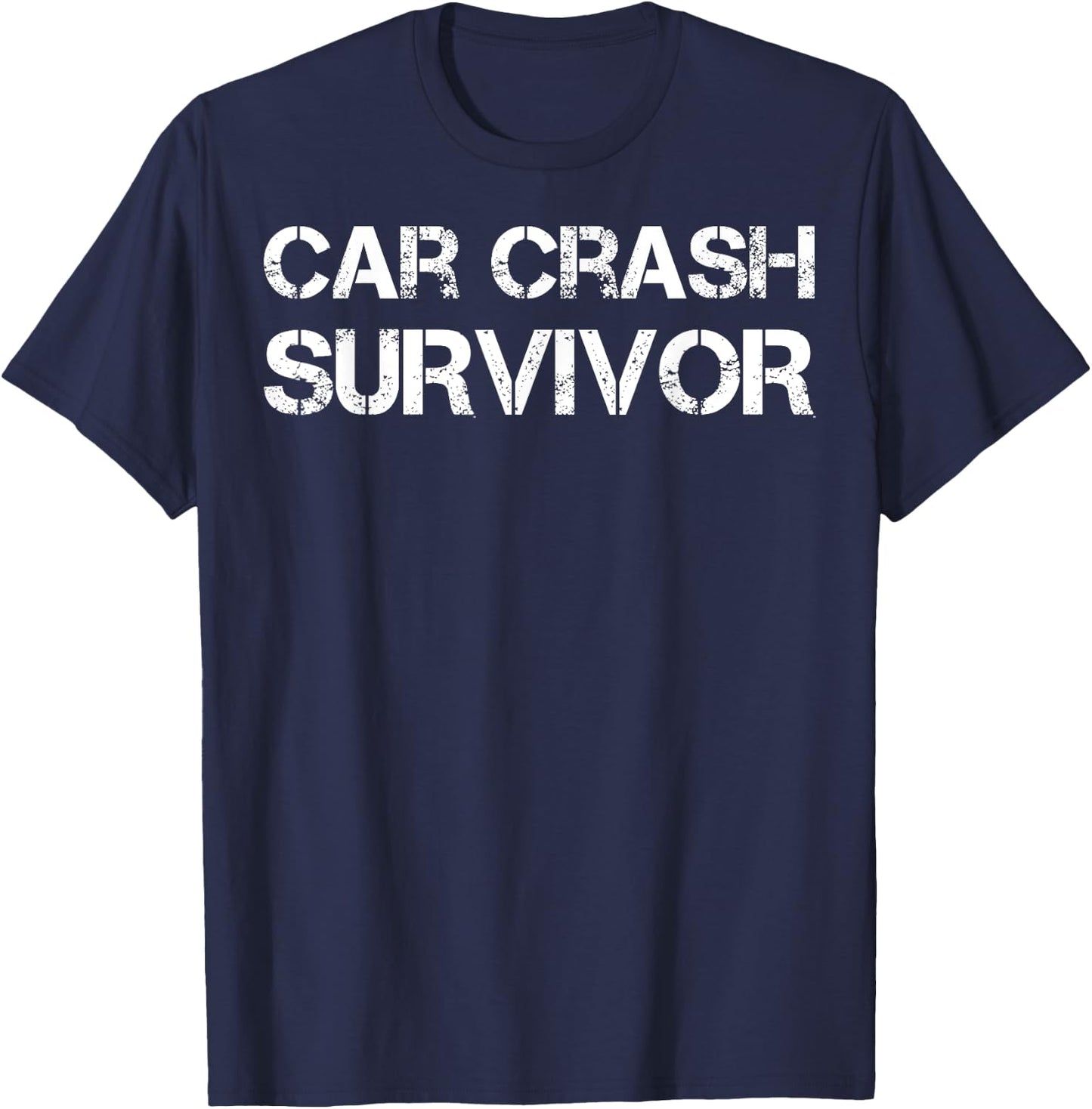 Car Crash Survivor T-Shirt - T-Shirt | Navy