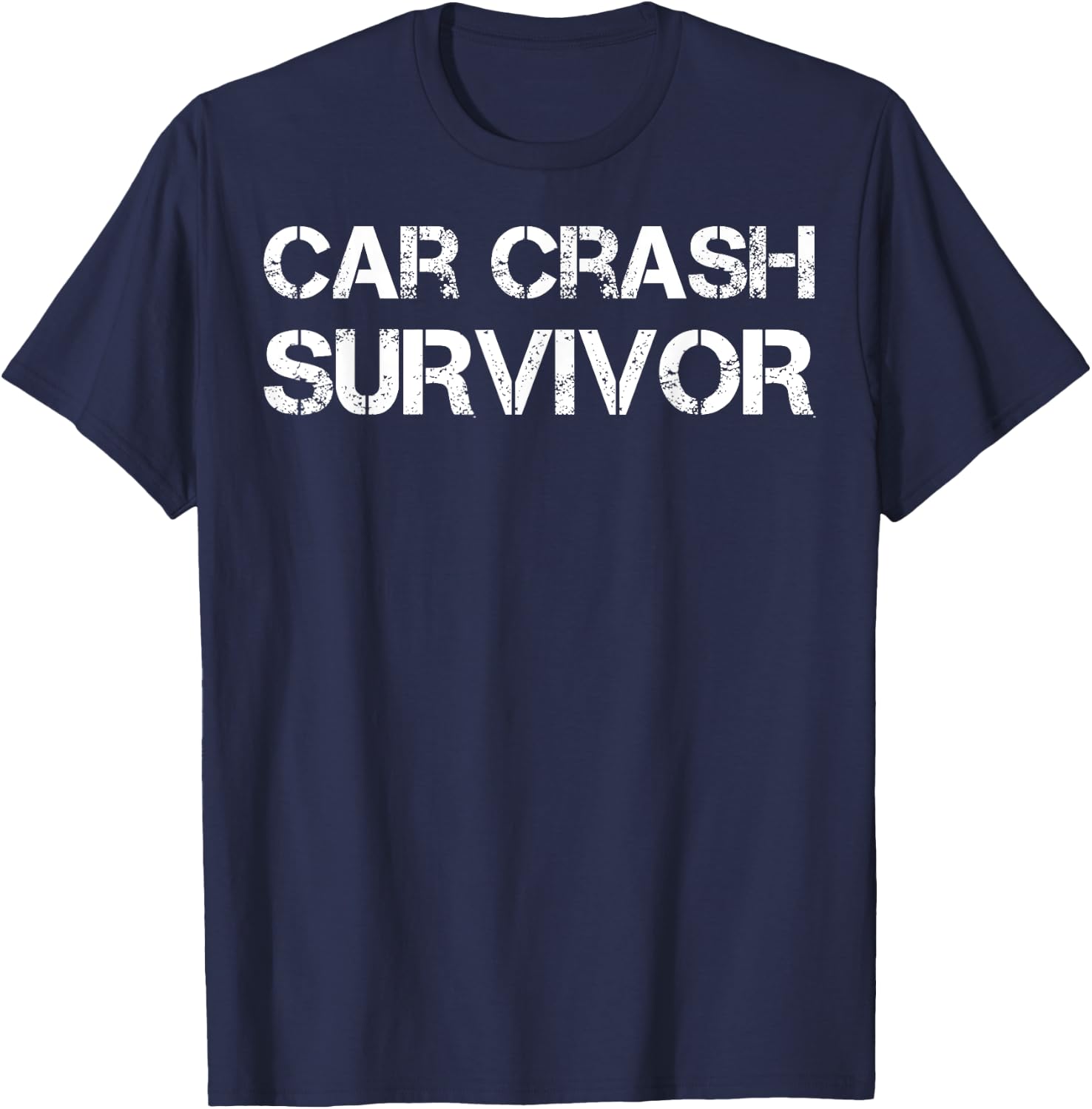 Car Crash Survivor T-Shirt - T-Shirt | Navy