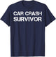 Car Crash Survivor T-Shirt - T-Shirt | Navy