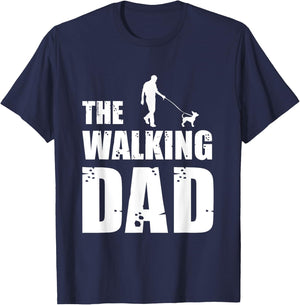 The Walking Dad Chihuahua Dog Lover Owner Dog Breed Pet Gift Men Women T-Shirt - T-Shirt | Navy