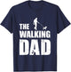 The Walking Dad Chihuahua Dog Lover Owner Dog Breed Pet Gift Men Women T-Shirt - T-Shirt | Navy