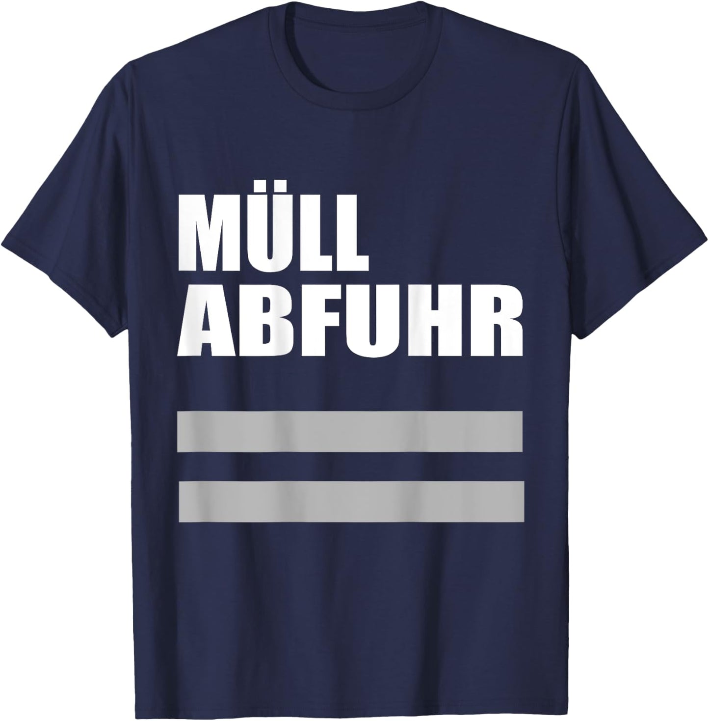 Müllmann Costume Müllabfuhr Carnival Theme , orange T-Shirt - T-Shirt | Navy