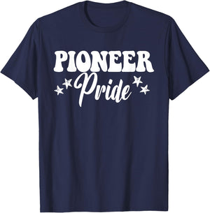 Pioneer Pride High School Pioneers Sports Team Pioneers T-Shirt - T-Shirt | Navy