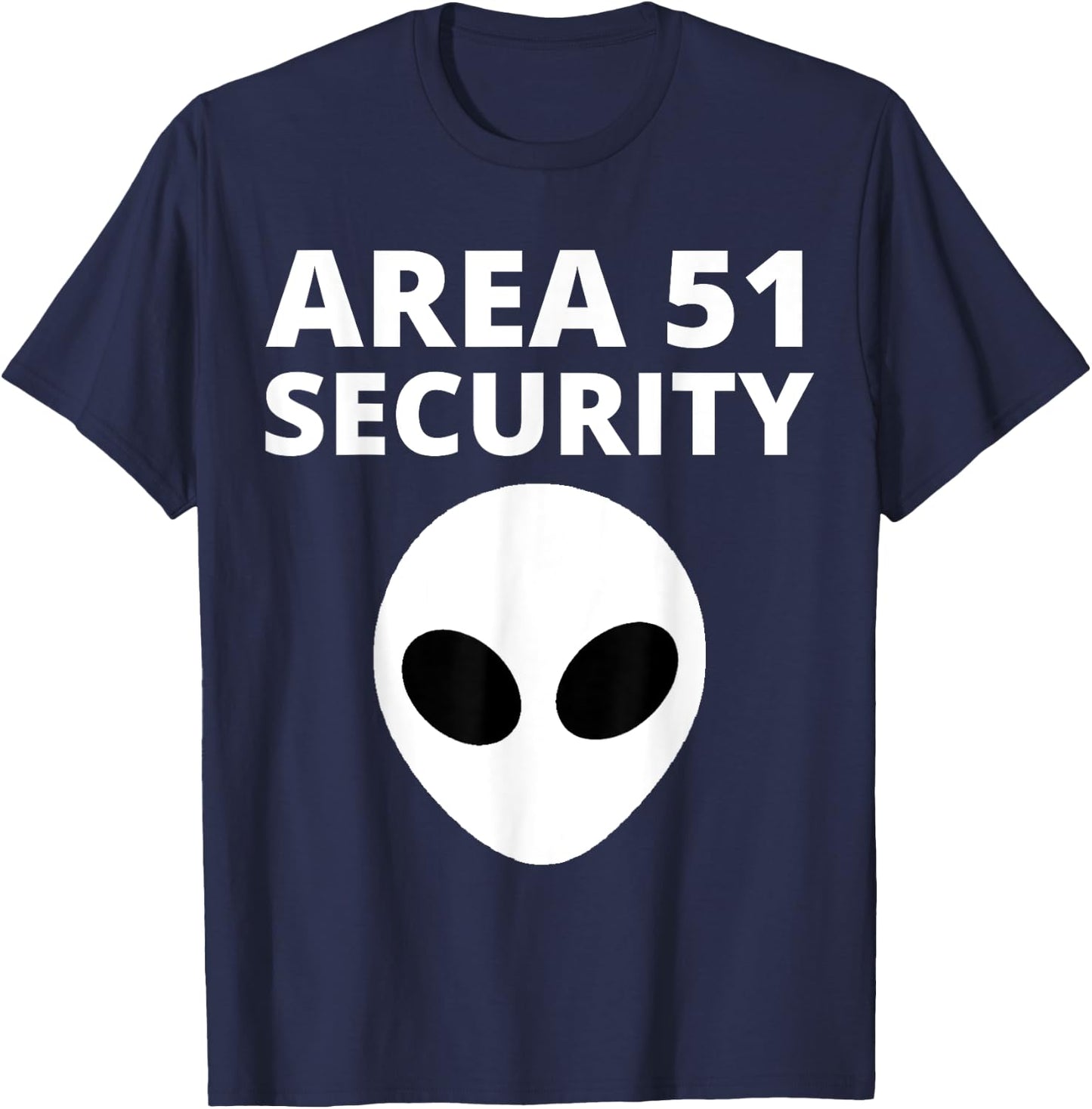 Area 51 Security - Funny Alien T-Shirt - T-Shirt | Navy