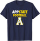 App State Football Mountaineers Sports Fan T-Shirt - T-Shirt | Navy