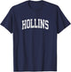 Hollins Virginia VA Vintage Athletic Sports Design T-Shirt - T-Shirt | Navy