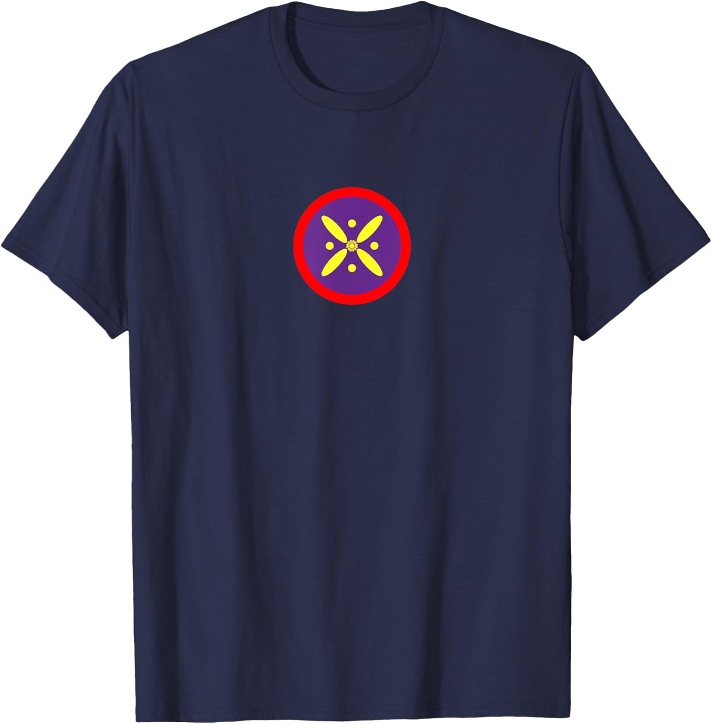 Derafsh Kaviani, Lotusblume, iranische Geschichte, Flagge, Abzeichen T-Shirt - T-Shirt | Navy