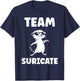 Funny Meerkats Funny Team Meerkat T-Shirt - T-Shirt | Navy