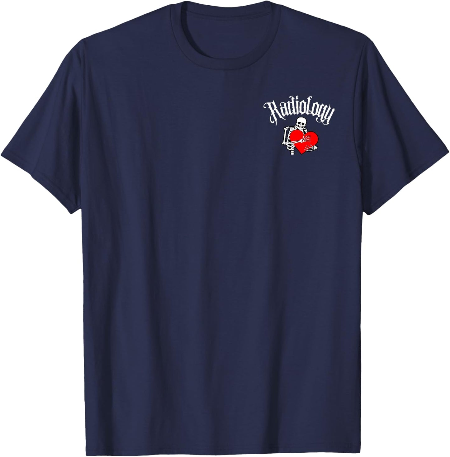 Rad Have Big Hearts X-Ray Funny Radiology Valentines T-Shirt - T-Shirt | Navy