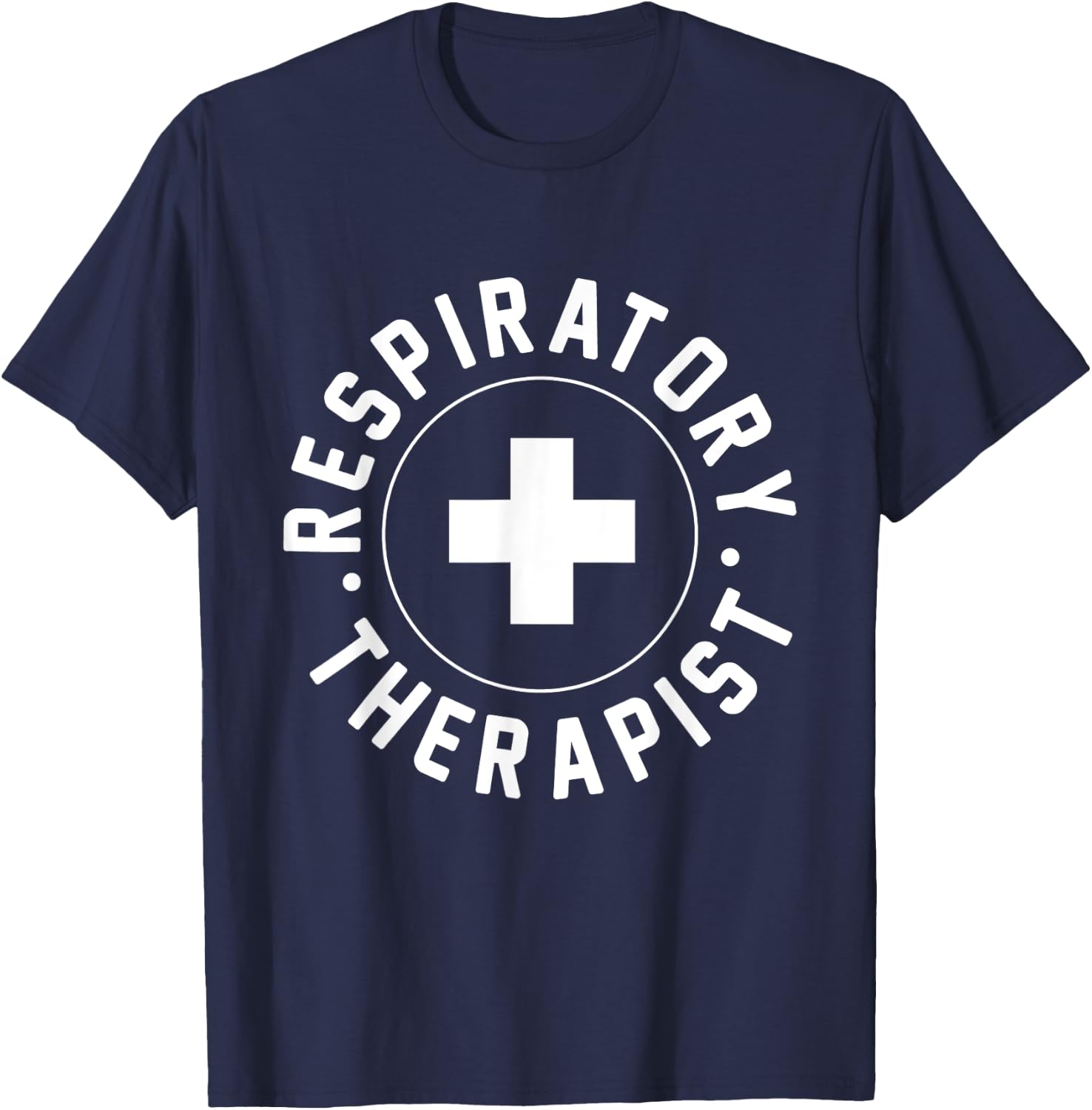 Breathing Life Into Healthcare: Respiratory Therapist T-Shirt - T-Shirt | Navy