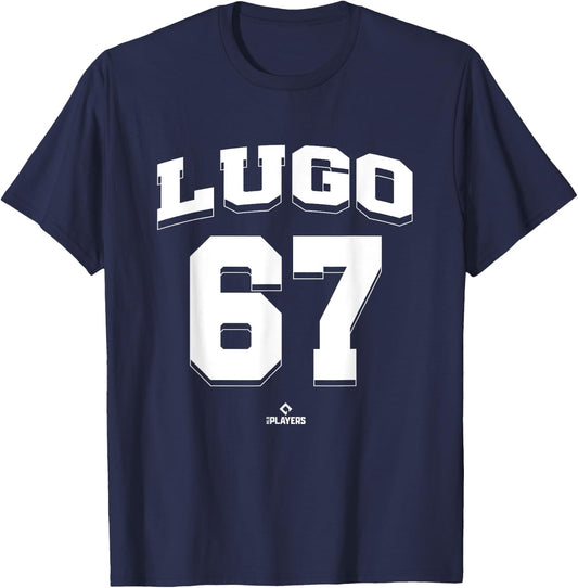Seth Lugo 67 San Diego MLBPA T-Shirt - T-Shirt | Navy