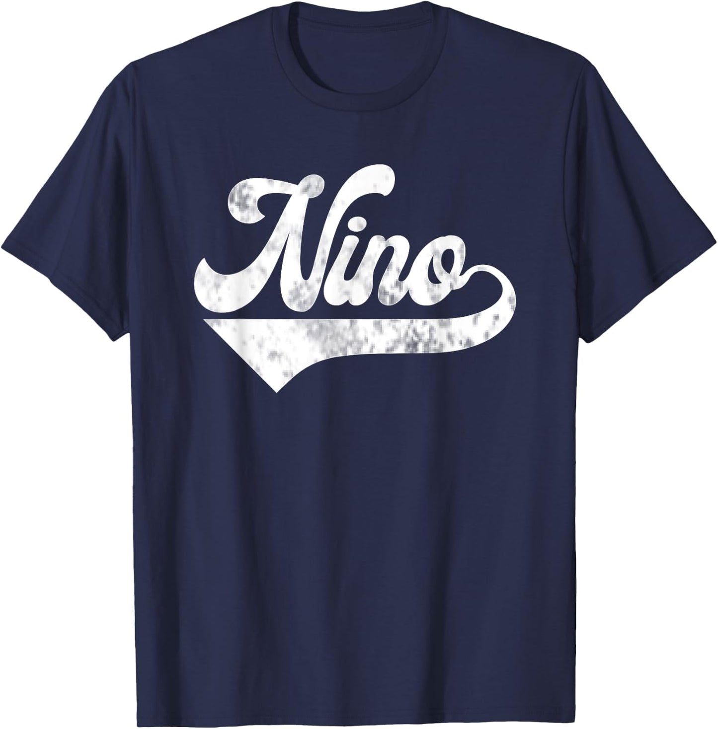 Nino Vintage Retro Father's Day for Papa Godfather T-Shirt - T-Shirt | Navy
