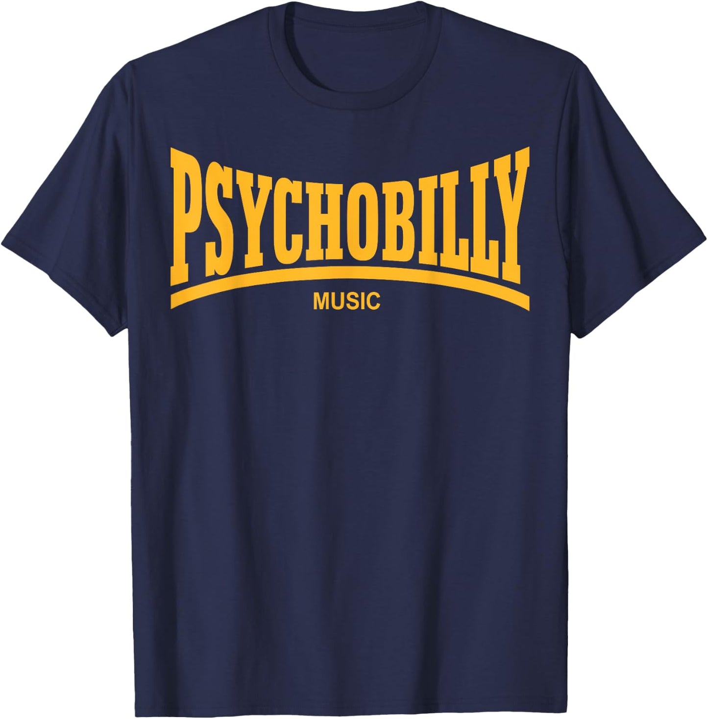 Psychobilly - Music T-Shirt - T-Shirt | Navy