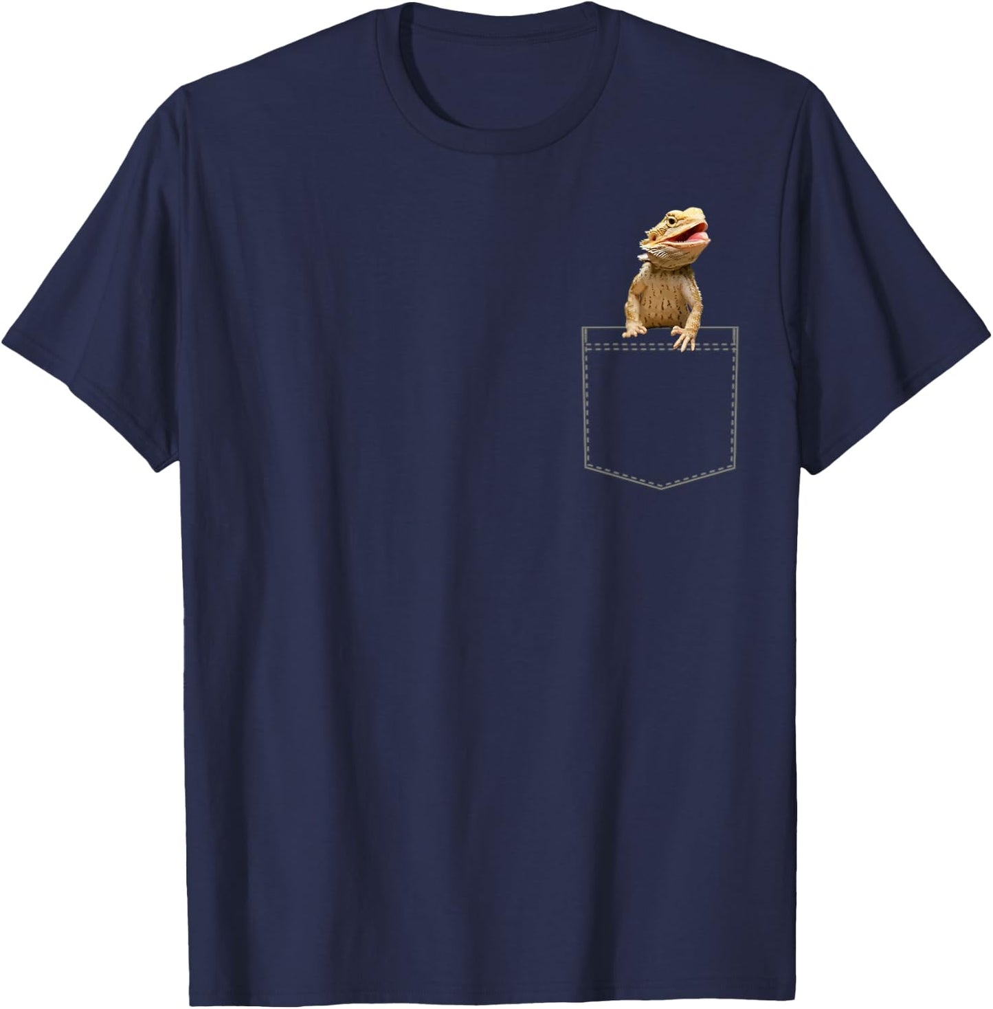 Bearded Dragon Youth Bearded Dragon Pocket Dragon T-Shirt - T-Shirt | Navy